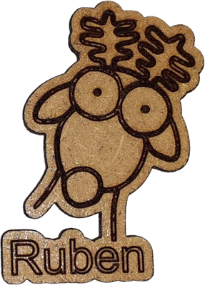Magnet - Renne personnalisable